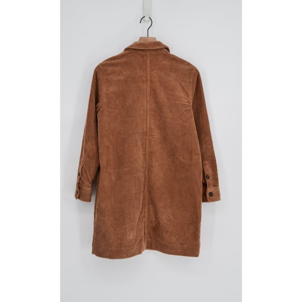 Everlane The Corduroy Long Shirt Jacket Brown XS Field Utility Chore Shacket - Picture 2 of 8